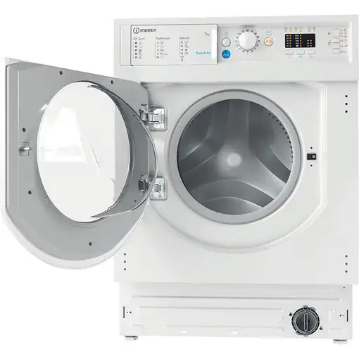 Lavadora carga frontal 7 kg 1151 RPM Blanco 869991620840 INDESIT