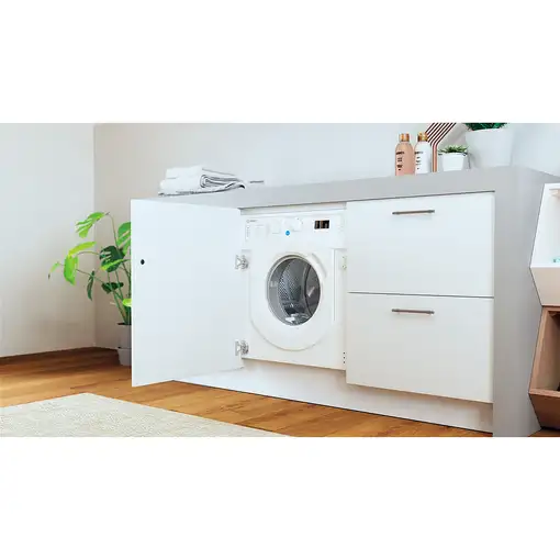 Lavadora carga frontal 7 kg 1151 RPM Blanco 869991620840 INDESIT