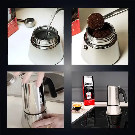 Cafeteras italianas Plata 6 cups 0007255/CN BIALETTI