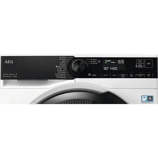 Lavadora carga frontal 10 kg 1351 RPM Blanco 914 501 549 AEG