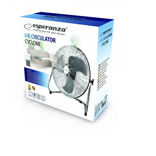 Ventiladores pie/suelo Ventiladores sobremesa Cromo ESPERANZA