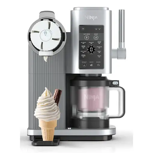 Ninja NC701EU máquina para helados 0,48 L 800 W Negro, Plata