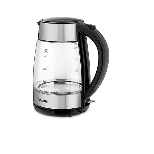 Zelmer ZCK8011 tetera eléctrica 1,7 L 2200 W Negro, Acero inoxidable