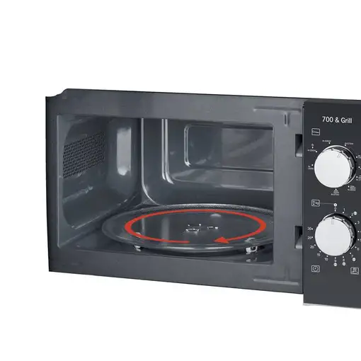 Severin MW 7781 Negro Microondas combinado Encimera 17 L 700 W