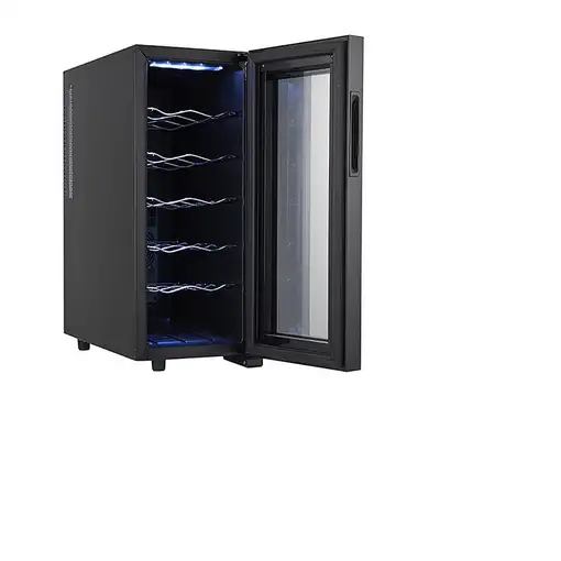 Adler AD 8083 enfriador de vino Nevera de vino termoeléctrico Independiente Negro