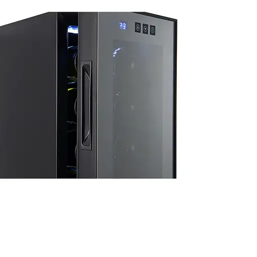 Adler AD 8083 enfriador de vino Nevera de vino termoeléctrico Independiente Negro