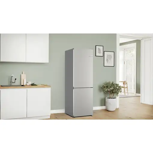 Frigoríficos сombis Independiente 321 L Acero inoxidable Bosch Serie 4 KGN362IDF B