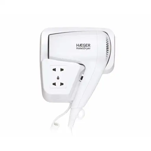 Secador de pelo blanco HD-120.006A HAEGER