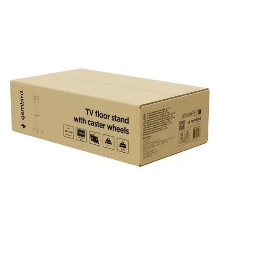 Gembird TVS-55T-03 soporte para TV 139,7 cm (55") Negro