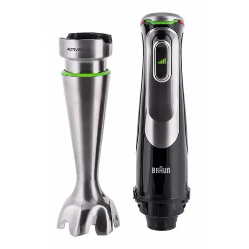 Batidora de mano 1200 W, con accesorios, Minipimer MultiQuick 9 MQ9195XLI BRAUN