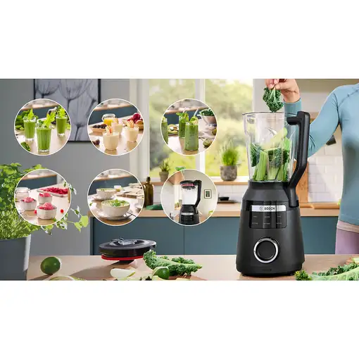 Bosch Serie 6 MMB6652B licuadora 2 L Batidora de vaso 1800 W Negro