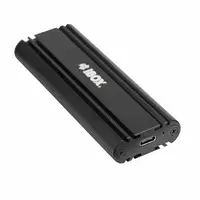 iBox HD-07 Caja externa para unidad de estado sólido (SSD) Negro M.2