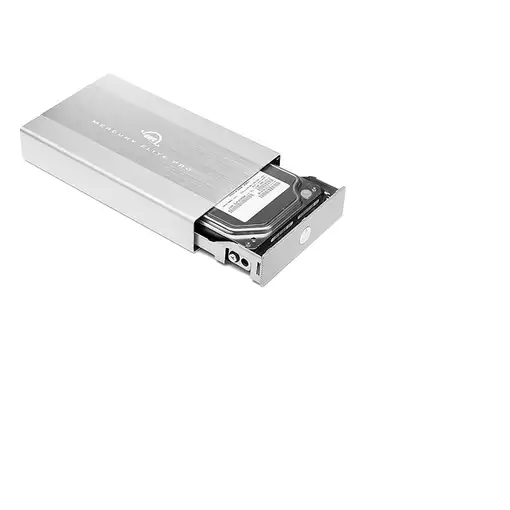 OWC Mercury Elite Pro Carcasa de disco duro/SSD Plata 3.5"
