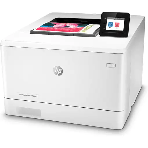 HP Impresora LaserJet Pro a color M454dw, Estampado, Impresión desde USB frontal;