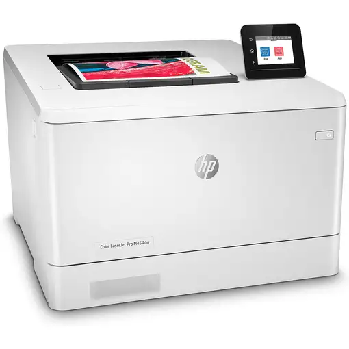 HP Impresora LaserJet Pro a color M454dw, Estampado, Impresión desde USB frontal;