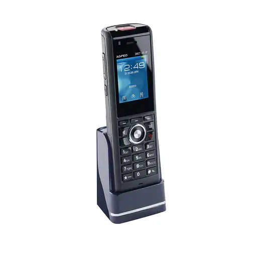 AGFEO DECT 65 IP Teléfono DECT Negro