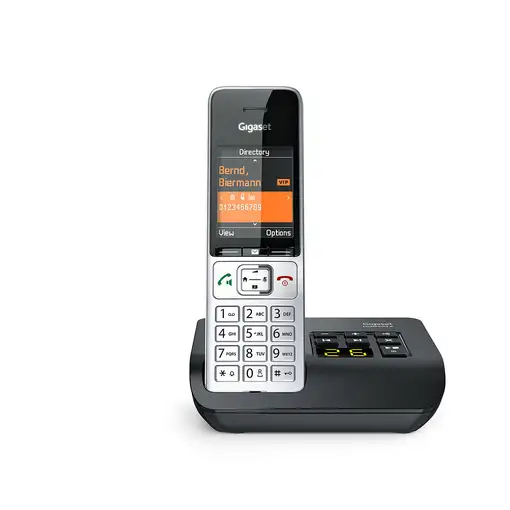 Gigaset COMFORT 500A Teléfono DECT/analógico Identificador de llamadas Negro