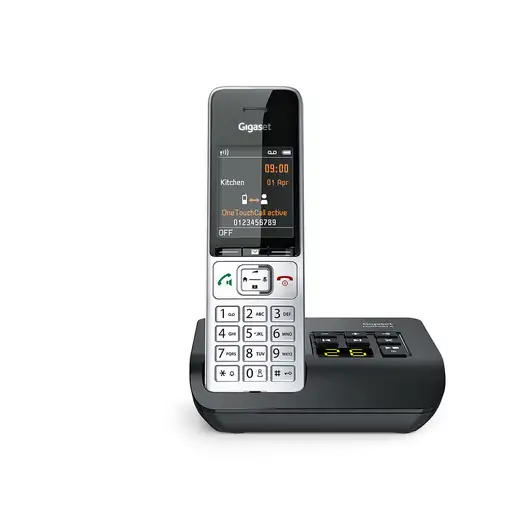 Gigaset COMFORT 500A Teléfono DECT/analógico Identificador de llamadas Negro