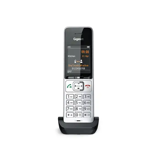 Gigaset COMFORT 500HX Teléfono DECT/analógico Identificador de llamadas Negro