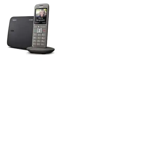 Gigaset CL 660 Teléfono DECT Antracita, Negro