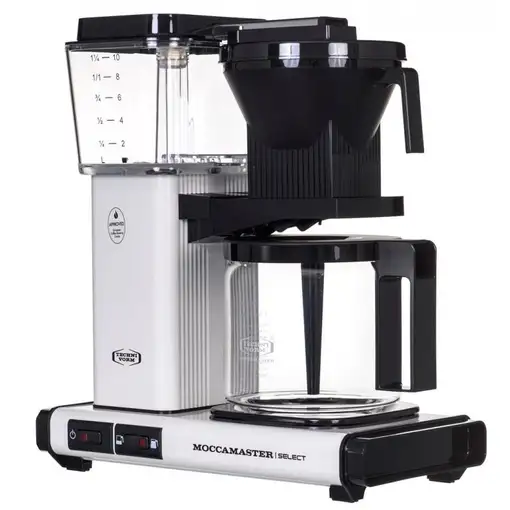 Cafeteras goteo Semi-automática Blanco 1.25 L 10 cups 53974 MOCCAMASTER