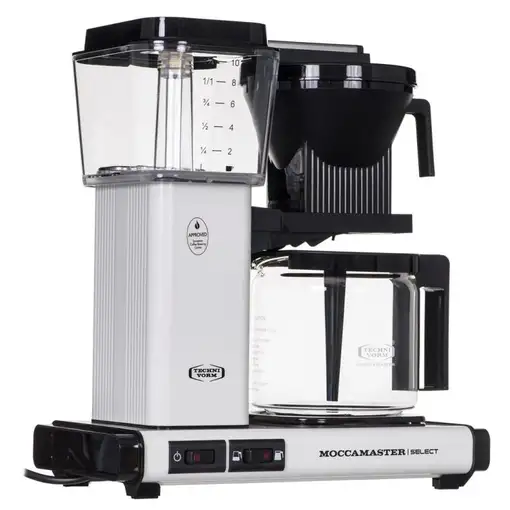 Cafeteras goteo Semi-automática Blanco 1.25 L 10 cups 53974 MOCCAMASTER