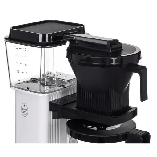 Cafeteras goteo Semi-automática Blanco 1.25 L 10 cups 53974 MOCCAMASTER