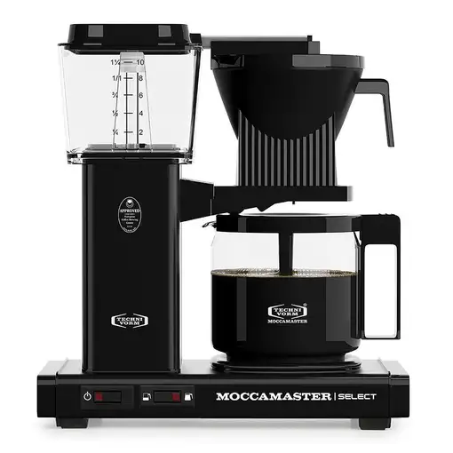 Cafeteras goteo Semi-automática Negro 1.25 L 10 cups 53987 MOCCAMASTER