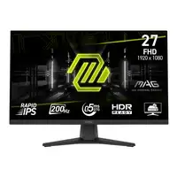 MSI MAG 272F pantalla para PC 68,6 cm (27") 1920 x 1080 Pixeles Full HD Negro