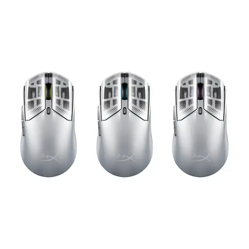 HyperX Ratón gaming inalámbrico Pulsefire Haste 2 S plateado