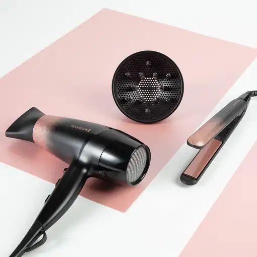 Remington Rose Shimmer secador 2200 W Negro, Rosa