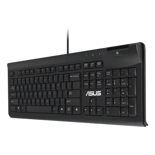 ASUS Smart Card Keyboard KU100 teclado Hogar / Oficina USB Negro
