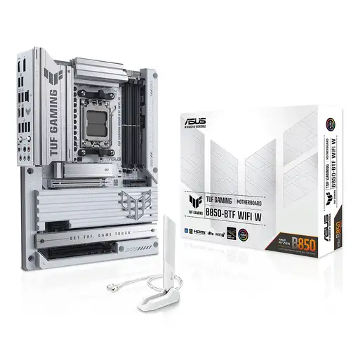ASUS TUF GAMING B850-BTF WIFI W AMD B850 Zócalo AM5 ATX ASUS TUF GAMING B850-BTF WIFI W AMD B850 Zócalo AM5 ATX
