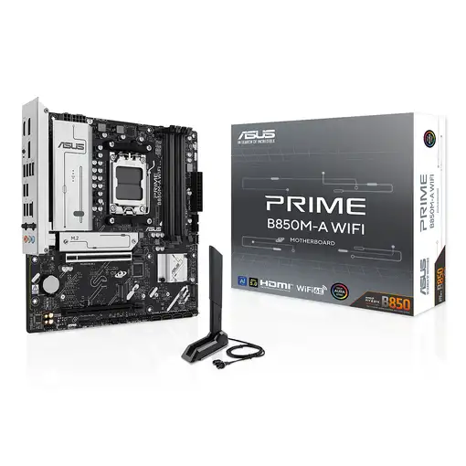 ASUS PRIME B850M-A WIFI AMD B850 Zócalo AM5 micro ATX