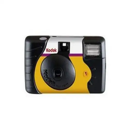 Kodak Power Flash 27+12 Cámara analógica compacta Negro, Amarillo