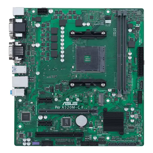 ASUS PRO A520M-C II/CSM AMD A520 Zócalo AM4 micro ATX