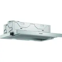 Bosch Serie 2 DFM064W54 campana Semintegrada (extraíble) Metálico, Plata 388 m³/h