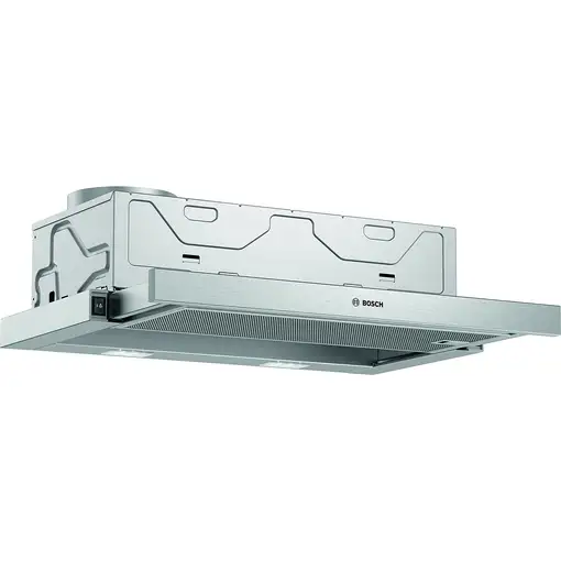 Bosch Serie 2 DFM064W54 campana Semintegrada (extraíble) Metálico, Plata 388 m³/h