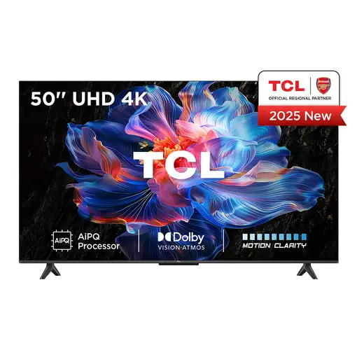 Televisor DLED 50" 4K Ultra HD Metálico Smart 50V6C TCL