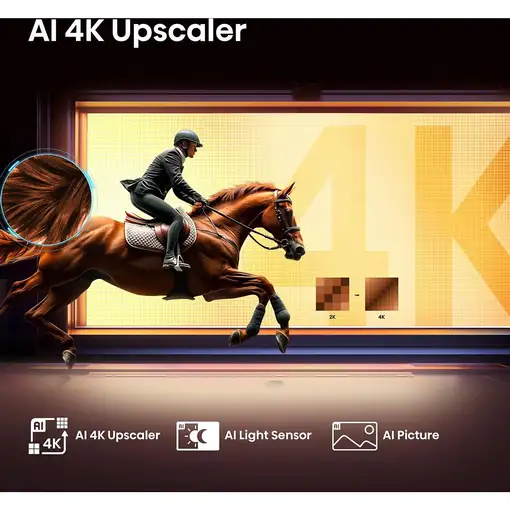 Televisor QLED 55'' 4K Ultra HD Negro Smart 20015899 HISENSE