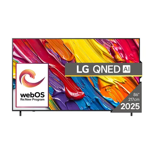 Televisor QNED 86" 4K Ultra HD Negro Smart 86QNED82A3B LG
