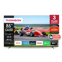 Televisor QLED Pro 85" 4K Ultra HD Negro Smart 85QG7C14 THOMSON