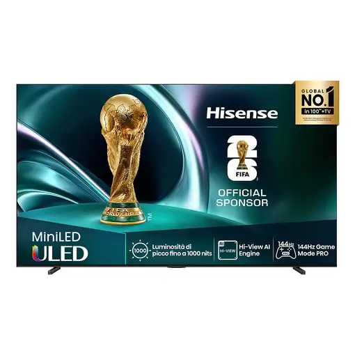 Televisor ULED 85" 4K Ultra HD Negro Smart 20016271 HISENSE Televisor ULED 85" 4K Ultra HD Negro Smart 20016271 HISENSE