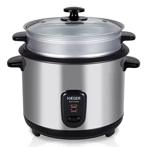 Haeger RC-18L.001A arrocera 1,8 L 700 W Acero inoxidable Haeger RC-18L.001A arrocera 1,8 L 700 W Acero inoxidable
