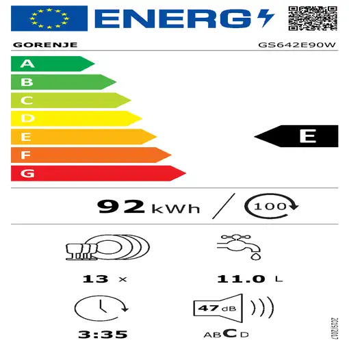 Lavavajillas 13 place settings 20011914 GORENJE