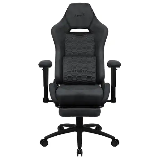 Aerocool ROYALSLATEGR Silla Gaming Premium Ergonómica Reposapiernas