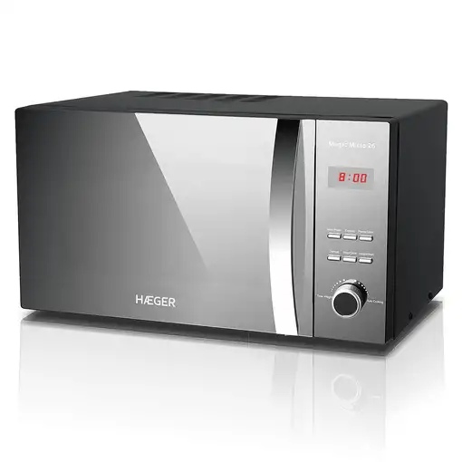 Haeger MW-80B.008A microondas Plata Solo microondas Encimera 26 L 800 W