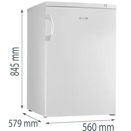 Gorenje F492PW Congelador vertical Independiente 85 L Blanco
