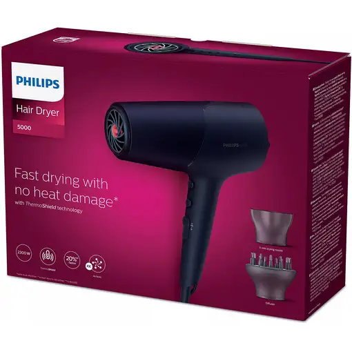 Secador de pelo marina Philips 5000 series BHD510/00 PHILIPS