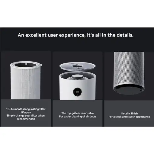 Xiaomi Y-600 125 m² 20,2 dB Plata, Blanco